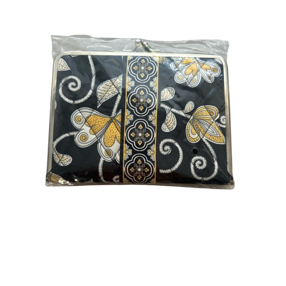 Vera Bradley RETIRED Yellow Bird Hugs-n-Kisses Photo Picture Holder Album NWT